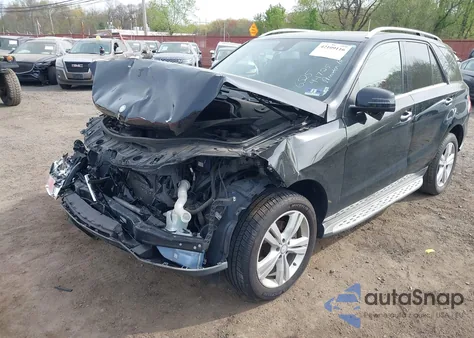 2015 Mercedes-Benz Ml 350 4Matic из США, поврежденный, VIN 4JGDA5HB0FA506525